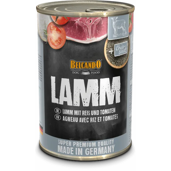 Belcando Lamb with Rice&Tomato 400gr - Suņu konservi ar jēra gaļu, rīsiem un tomātiem, 3 image