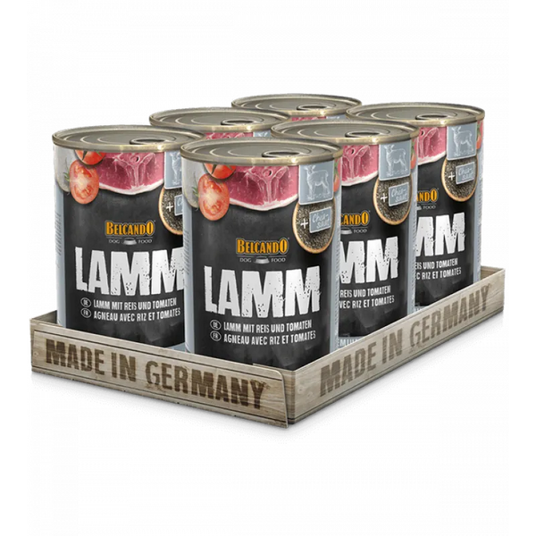 Belcando Lamb with Rice&Tomato 400gr - Suņu konservi ar jēra gaļu, rīsiem un tomātiem, 4 image