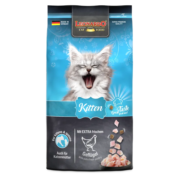 Leonardo Kitten 1.8kg - Kaķēniem ar vistas gaļu, 3 image