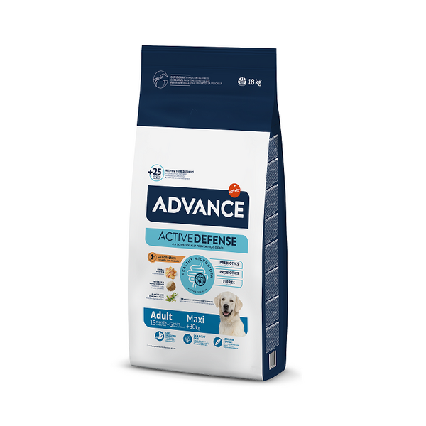 ADVANCE DOG MAXI ADULT 18,0KG - LIELO ŠĶIRŅU SUŅIEM (VISTA UN RĪSI)