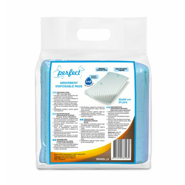 Absorbējoši vienreizējie palidziņi 60x40 cm 24gb