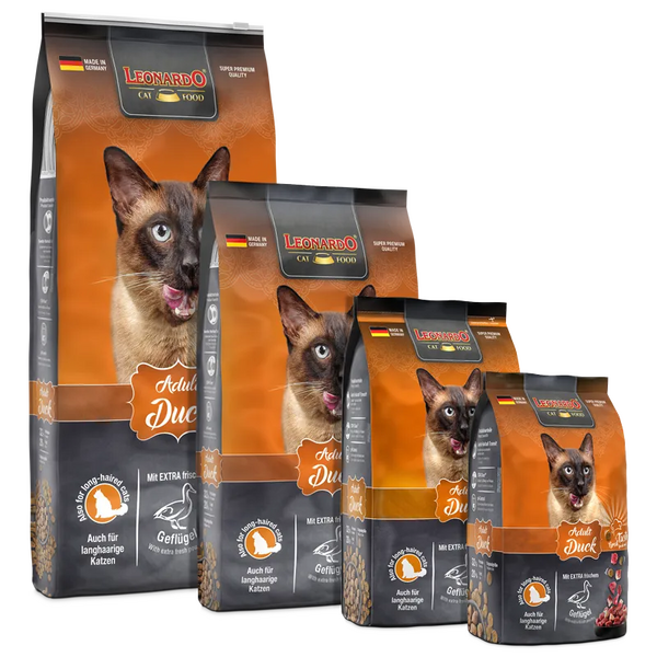 Leonardo Adult Duck&Rice 1.8kg - Kaķiem ar jūtīgumu pret graudaugiem ar pīles gaļu