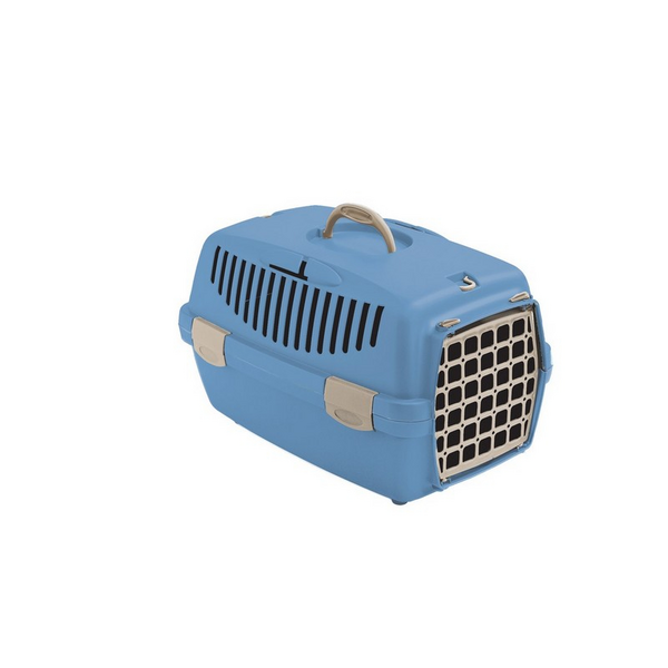 Транспортировочный бокс GULLIVER 1 с пластик.дверцей  (Нордик синий)