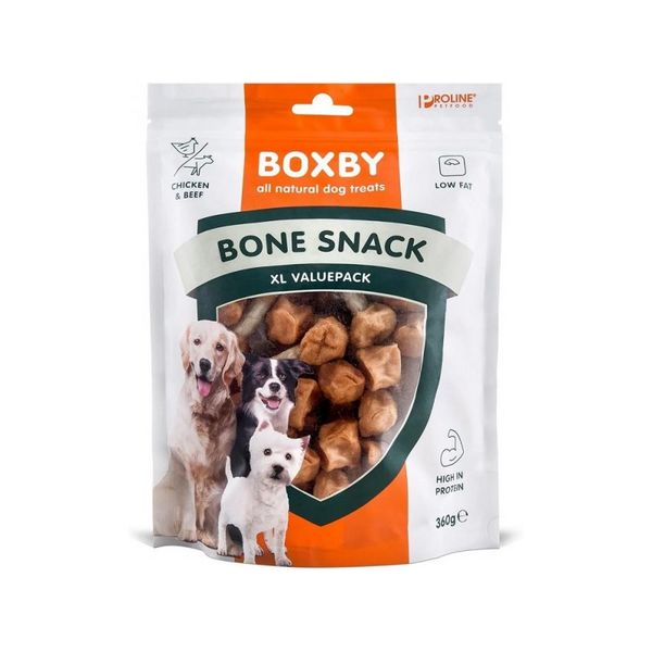 Boxby Bone Snack 360gr - papildbarība suņiem