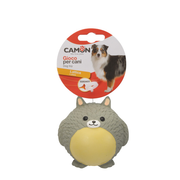 Rot. Suņiem Lateksa šinšila ar skaņu 9cm