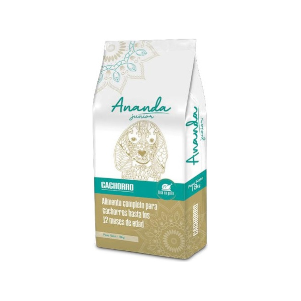 ANANDA JUNIOR DOG FOOD 18KG - pilnvērtīga sausa barība kucēnam vecumā no 1 līdz 12 mēnešiem