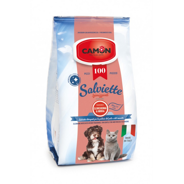 Mitrās tīrīšanas salvetes Hlorheksidīna 30x20cm 100gb.