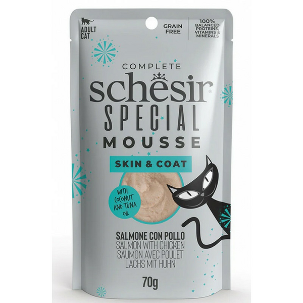 Schesir Special Mousse Skin&Coat 70g - uzputenis ādas un kažoka veselībai