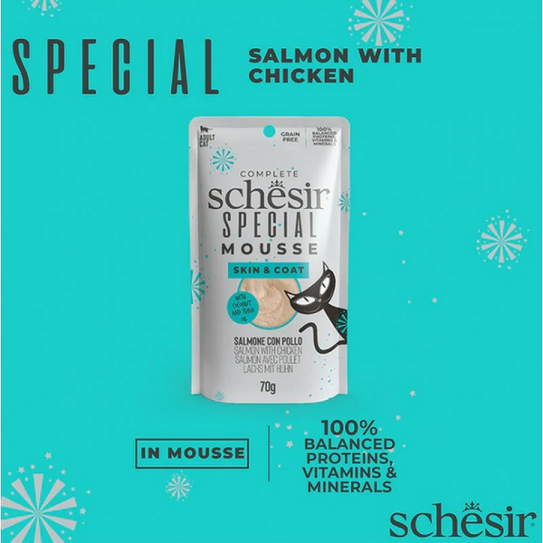 Schesir Special Mousse Skin&Coat 70g - uzputenis ādas un kažoka veselībai, 2 image