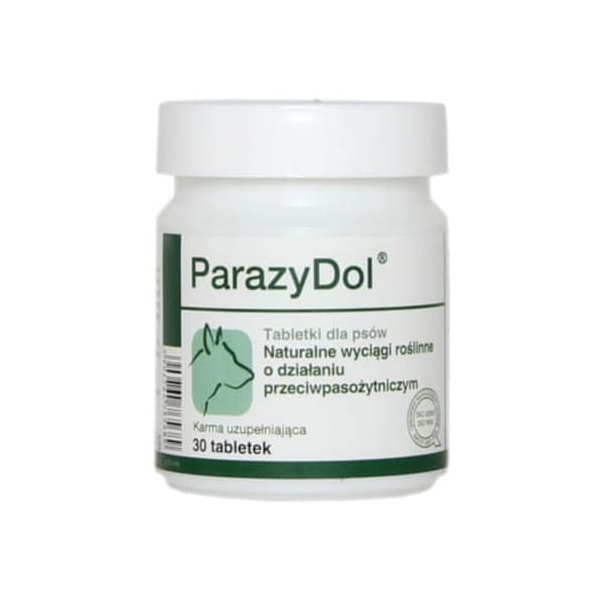 Minerālu papildbarība suņiem Dolvit ParazyDol 30 tab - натуральное средство от глистов
