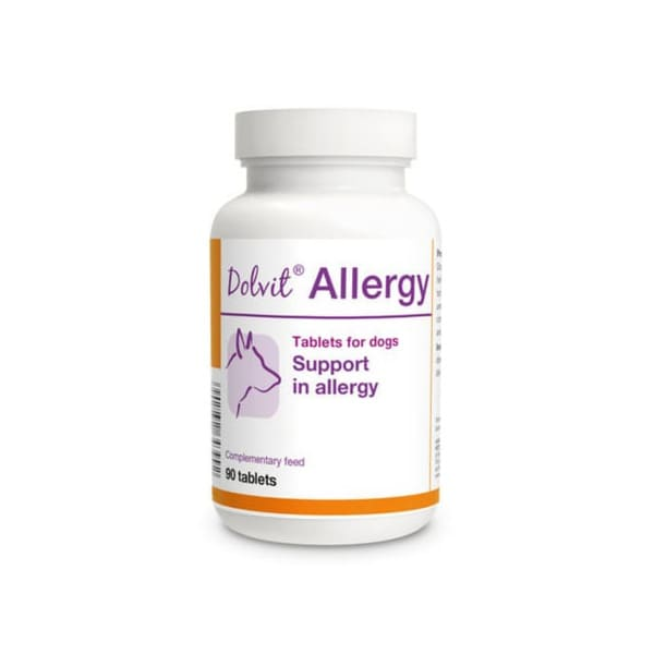 Minerālu papildbarība suņiem Dolfos Dolvit Allerg 90 tab - alerģijas atbalsts