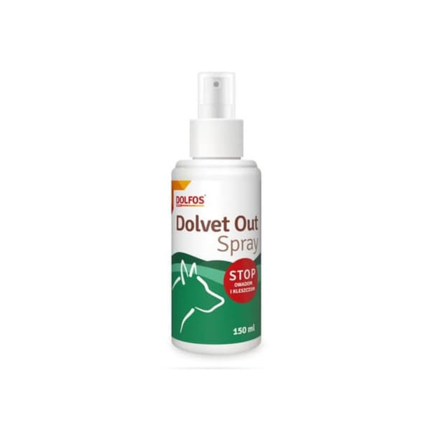 Средство по уходу для собак Dolvet Dolvit Out Spray 150ml - средство для отпугивания насекомых