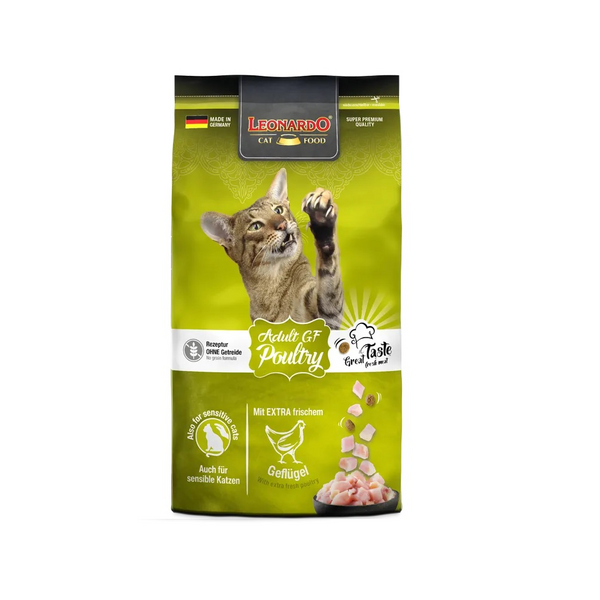 Leonardo Adult Grain Free Poultry 1.8kg - Беззерновой корм для кошек с домашней птицей, изображение 3