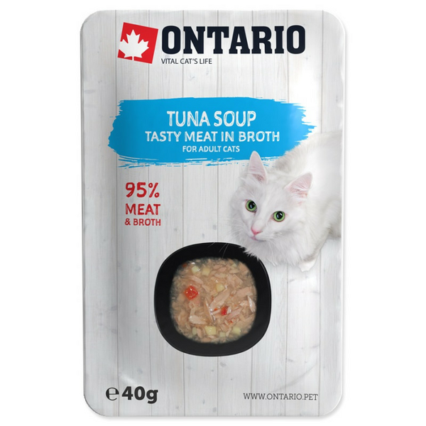 Ontario Soup Adult Tuna with Vegetables 40g - Garda zupa ar tunča gabaliņiem un dārzeņiem