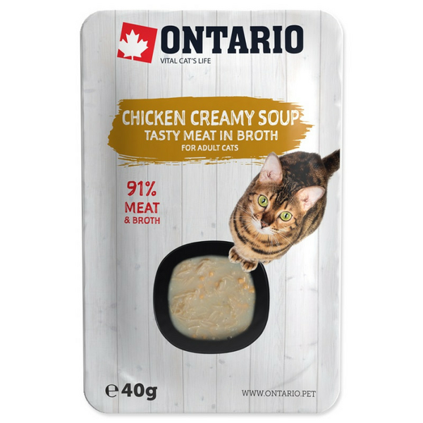 Ontario Soup Adult Chicken and Cheese with Rice 40g - Garda zupa ar vistu, sieru un rīsiem