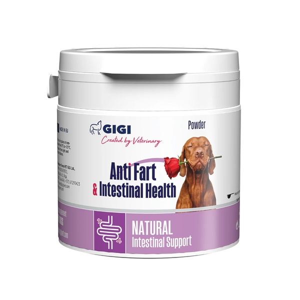 GIGI Anti Fart & Intestinal Health Powder 117g - Papildbarība suņiem pret vēdera uzpūšanos