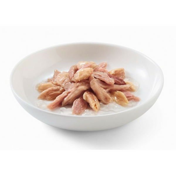 Schesir Cat Tuna with Salmon In Jelly 85g - pilnvērtīgā barība tuncis un lasis želejā, 2 image