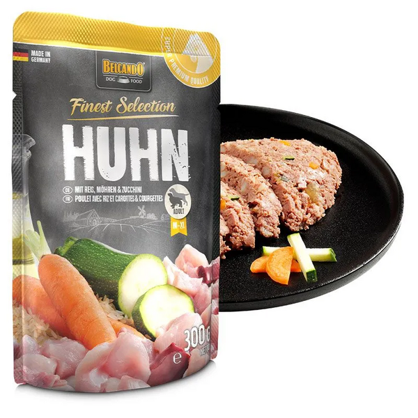 Belcando Chicken with Rice,Carrots&Courgettes 300gr - Suņu konservi ar vistas gaļu, burkāniem un cukini, 2 image