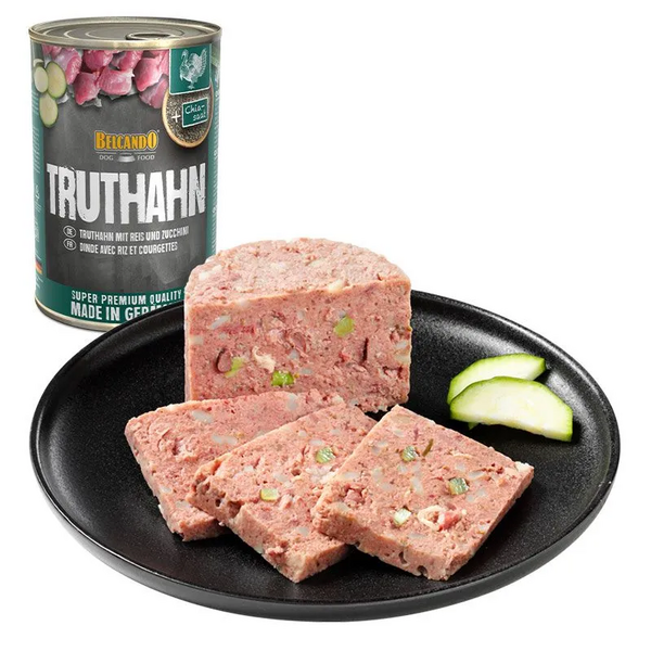 Belcando Turkey with Rice&Сourgettes 400gr - Suņu konservi ar tītara gaļu, rīsiem un cukini, 2 image