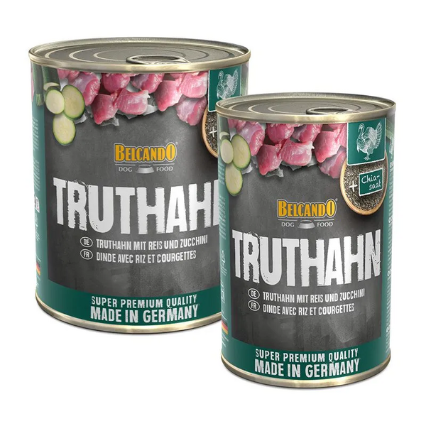 Belcando Turkey with Rice&Сourgettes 400gr - Suņu konservi ar tītara gaļu, rīsiem un cukini