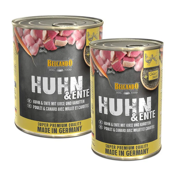 Belcando Chicken&Duck with Millet&Carotts 800gr - Suņu konservi ar vistas un pīles gaļu, rīsiem