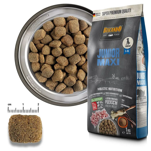 Belcando Junior Maxi 22.5kg - Lielo šķirņu suņu pusaudžiem (putns un rīsi), 2 image
