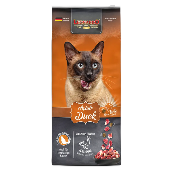 Leonardo Adult Duck&Rice 15kg - Kaķiem ar jūtīgumu pret graudaugiem ar pīles gaļu, 3 image