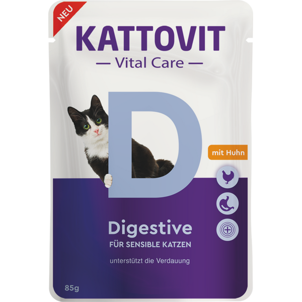 Kattovit Vital Care Digestive 85g - Konservi kaķiem ar vieglu sagremojamību