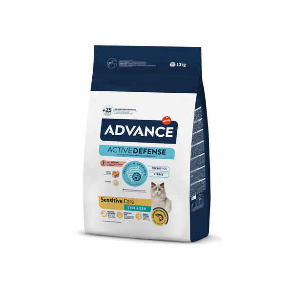 ADVANCE CAT SENSITIVE STERELIZED SALMON 10KG