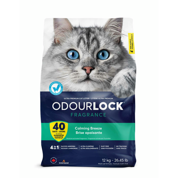 Intersand Odour Lock Calming Breeze 12kg - Cementējošās smiltis kaķu tualetēm