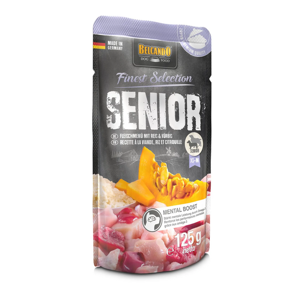 BELCANDO Finest Selection Senior 125g – Gaļas ēdiens ar rīsiem un ķirbi, 2 image