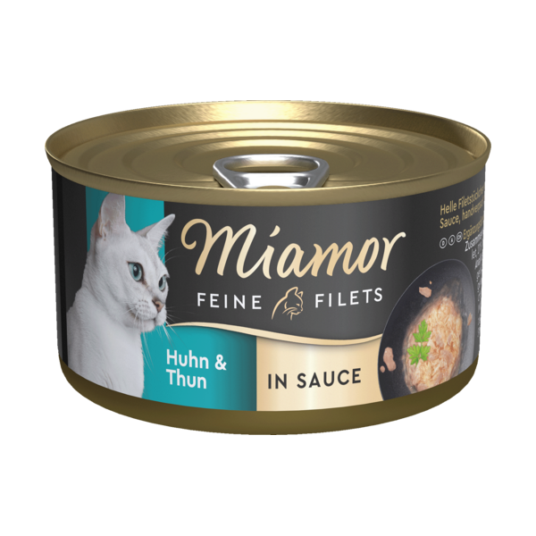 Miamor Feine Filets Hunh&Tuna in Sauce 85g – Vistas un tuncis mērcē