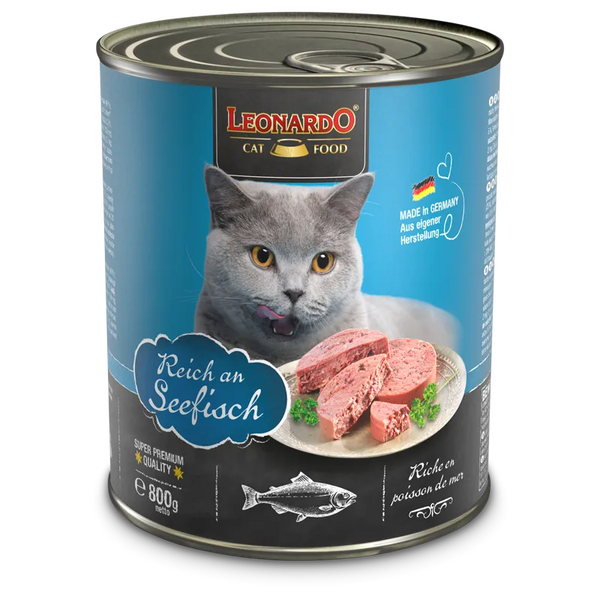 Leonardo Fish 800gr - Консервы для кошек с рыбой