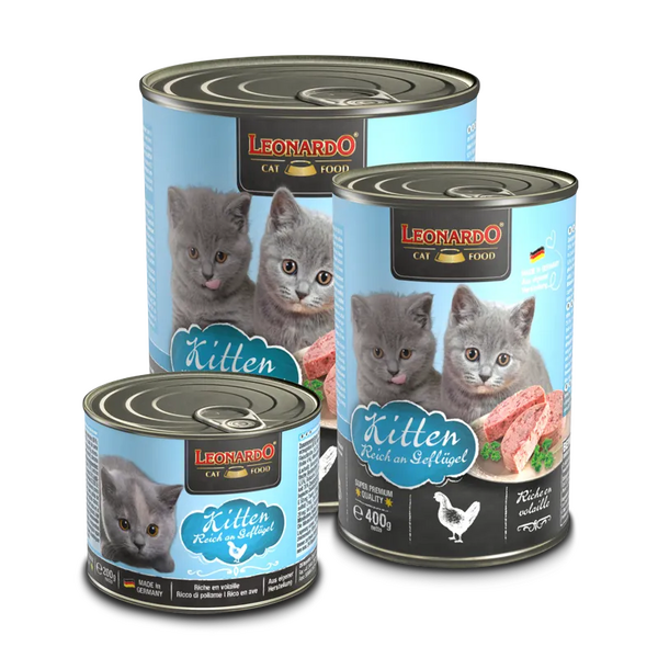 Leonardo Kitten 800gr - Консервы для котят с курицей, изображение 3