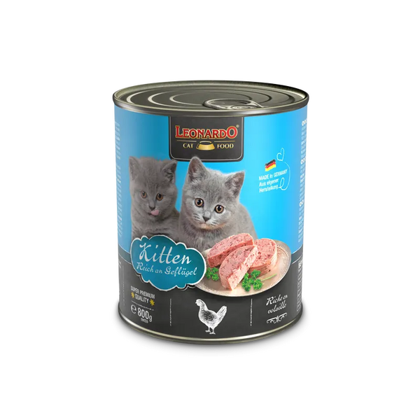 Leonardo Kitten 800gr - Консервы для котят с курицей