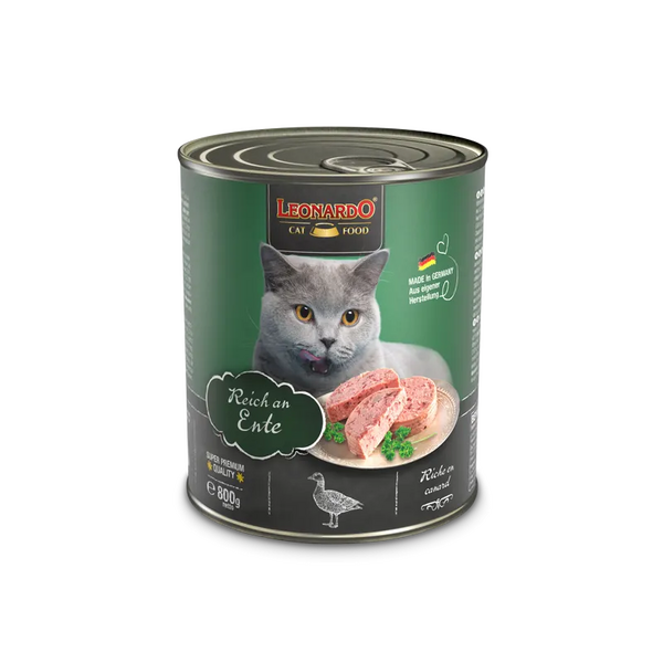 Leonardo Duck 800gr - Для взрослых кошек с мясом утки