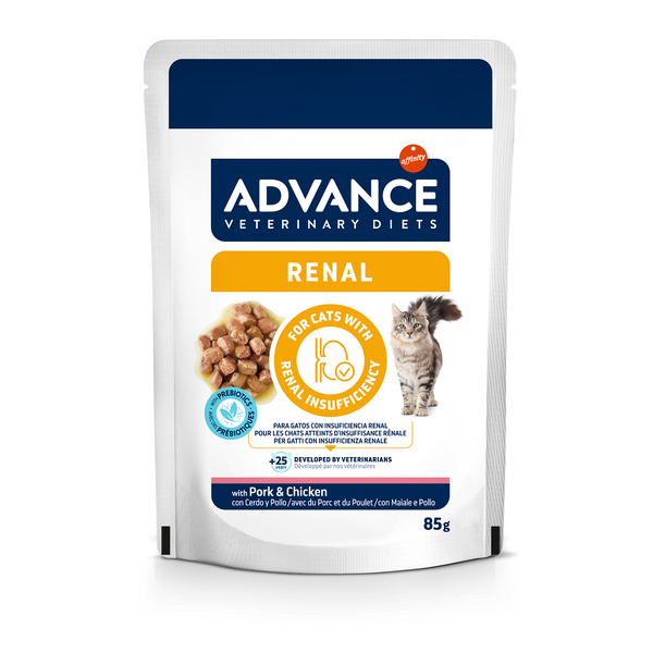 ADVANCE VETERINARY DIETS CAT RENAL 85G - KONSERVI KAĶIEM AR NIERU DARBĪBAS TRAUCĒJUMIEM