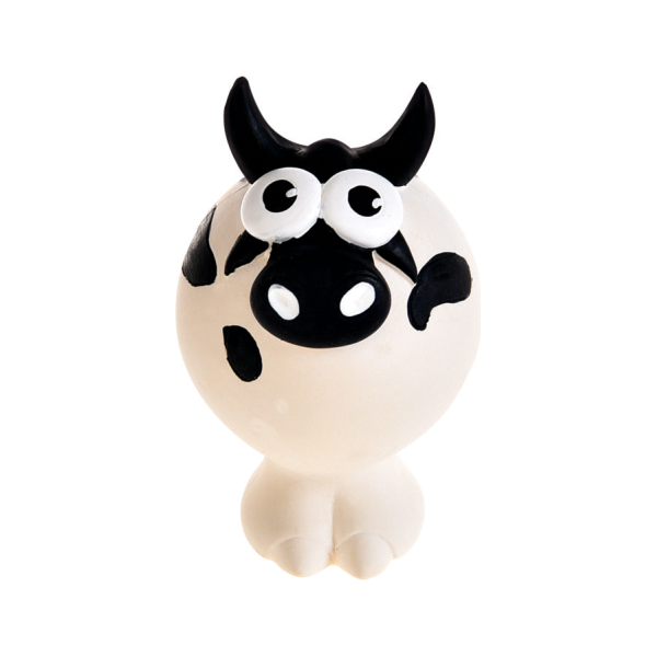 Barry King rotaļlieta suņiem, govs, lateksa, ar skaņu, 11,5 cm