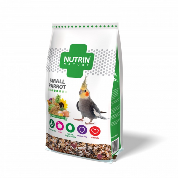 NUTRIN  Nature - Smal Parrot 1kg - Kompleksā barība mazajiem papagaiļiem