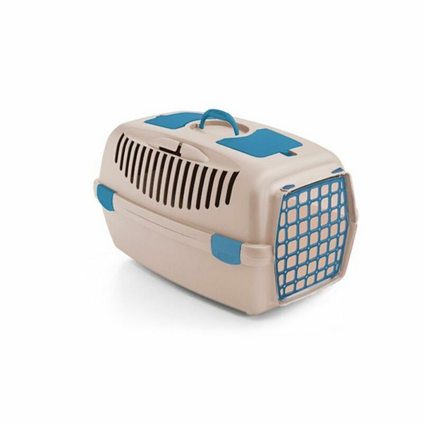 STEFANPLAST Transportēšanas bokss GULLIVER 3 plast. durvis (debeszils) cm 61x40x38h