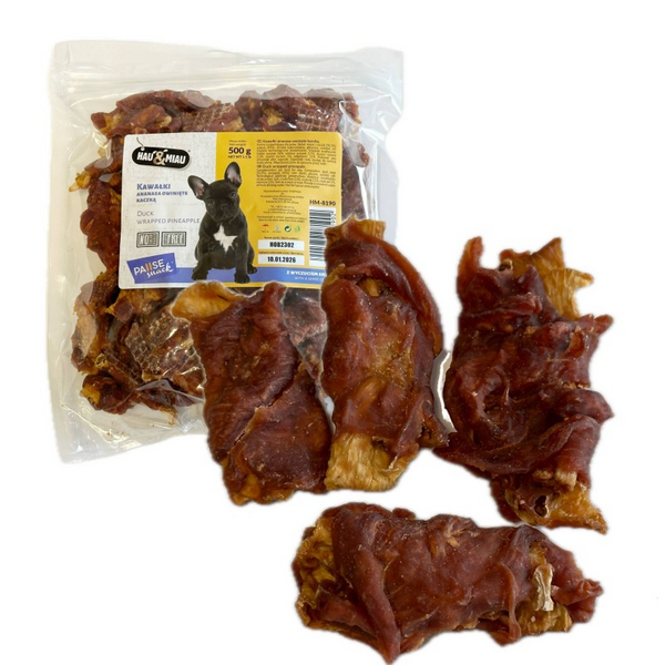 1+1 HAU & MIAU duck wrapped pineapple 500g