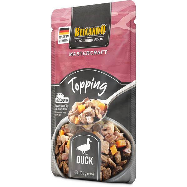 BELCANDO MASTERCRAFT TOPPING DUCK WITH SWEET POTATO 100G - КОНСЕРВЫ ДЛЯ СОБАК, изображение 2