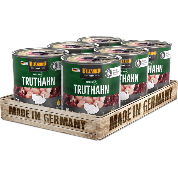 BELCANDO BASELINE WITH TURKEY 800GR - SUŅU KONSERVI AR TĪTARU BEZ GRAUDIEM, 3 image