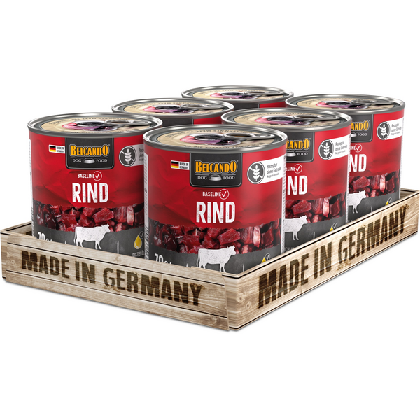 BELCANDO BASELINE WITH BEEF 800GR - SUŅU KONSERVI AR LIELLOPU BEZ GRAUDIEM, 3 image