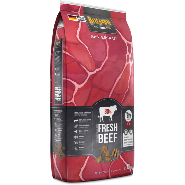 BELCANDO MASTERCRAFT FRESH BEEF 10KG - SAUSĀ SUŅU BARĪBA AR LIELLOPU, 4 image