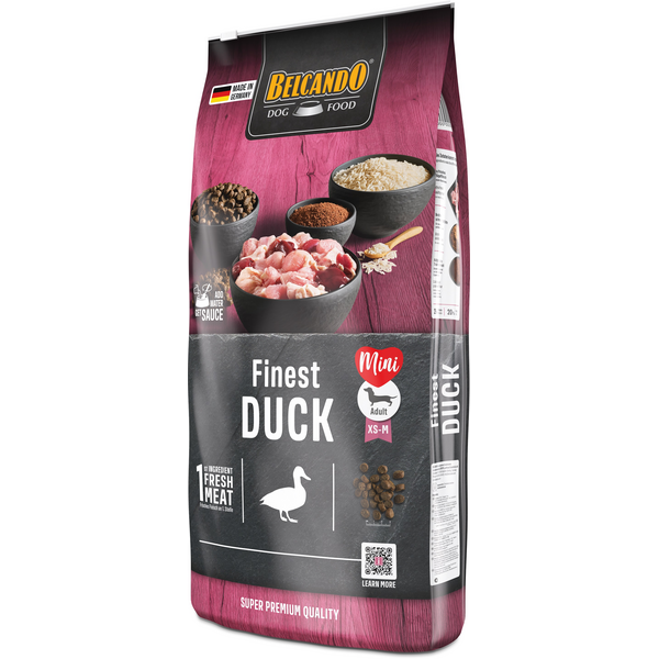 BELCANDO FINEST DUCK 12.5KG - СУХОЙ КОРМ ДЛЯ СОБАК С НОРМАЛЬНОЙ АКТИВНОСТЬЮ, изображение 4