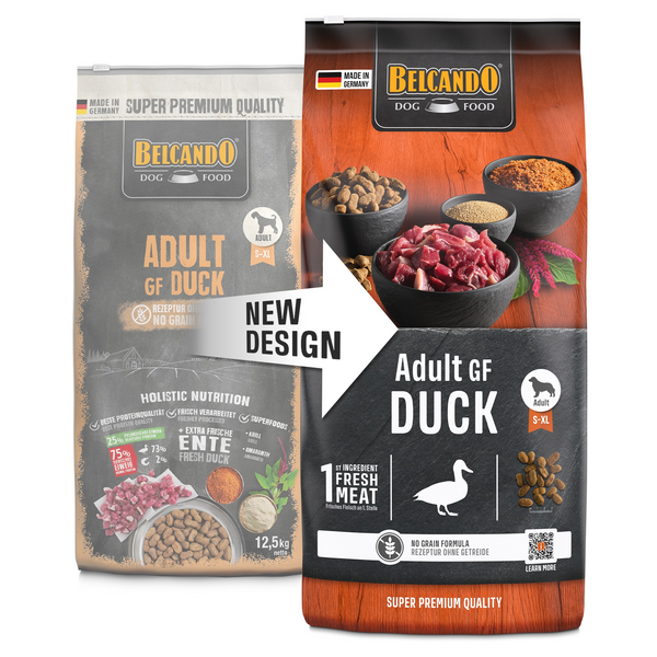 BELCANDO ADULT GF DUCK 12.5KG - БЕЗЗЕРНОВОЙ КОРМ ДЛЯ СОБАК С УТКОЙ, изображение 2