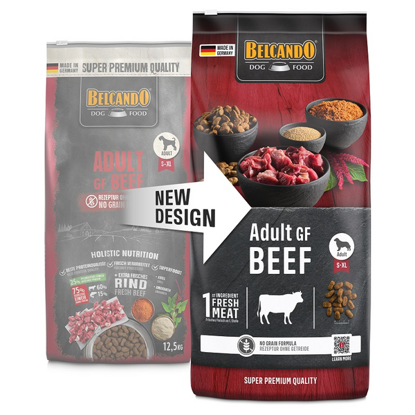 BELCANDO ADULT GF BEEF 12.5KG - БEЗЗЕРНОВОЙ СУХОЙ КОРМ С ГОВЯДИНОЙ, изображение 2