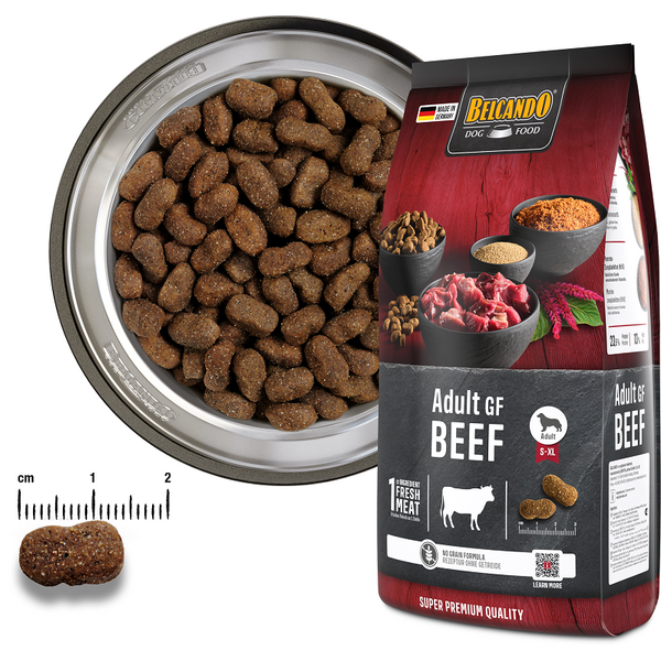 BELCANDO ADULT GF BEEF 12.5KG - БEЗЗЕРНОВОЙ СУХОЙ КОРМ С ГОВЯДИНОЙ