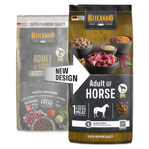 BELCANDO ADULT GF HORSE 12.5KG - BEZGRAUDU SAUSĀ BARĪBA AR ZIRGA GAĻU, 2 image